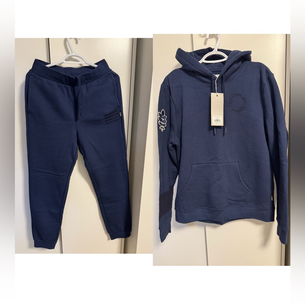 Stripes HBC Navy Hoodie and joggers set